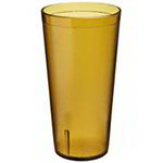 Carlisle 523213 Stackable Tumbler, 32 oz.,SAN, Amber