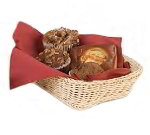 Carlisle 6552-06 Rectangular Woven Basket, Oatmeal
