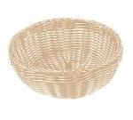 Carlisle 6553-06 Small Round Woven Basket, Oatmeal