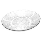 Carlisle 695607 Petal Mist Dinner Plate - 9 in - Clear