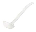 Carlisle 029506 1-oz Oval Ranch Ladle - Poly, White