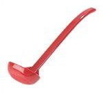 Carlisle 029501 1-oz Oval Ranch Ladle - Poly, Red