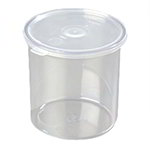Carlisle 030107 1.2-qt Classic Crock - Snap-On Lid, Clear