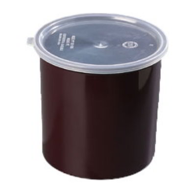 Carlisle 030201 2.7-qt Crock w/ Lid, SAN, NSF, Brown