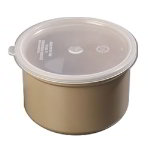 Carlisle 031606 1-1/2-qt Crock w/ Lid, SAN, NSF, Beige