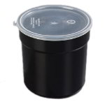 Carlisle 037203 2.7-qt Supreme Crock w/ Lid, SAN, NSF, Black