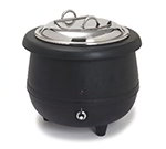 Carlisle 058803 10-1/2-qt Soup Kettle w/ Lid & Ladle, NSF, Black