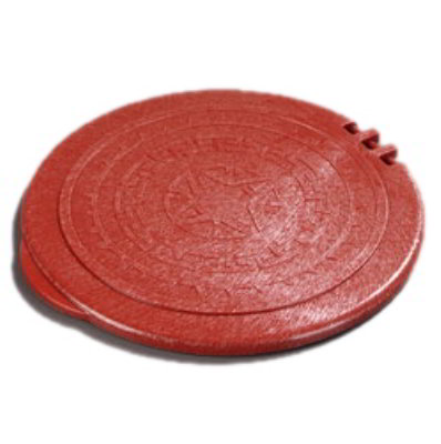 Carlisle 070029 7-in Tortilla Server Lid, Hinged, NSF, Terra Cotta