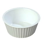 Carlisle 0845-02 4-1/2-oz Fluted Ramekin - White