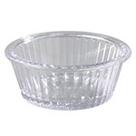 Carlisle 084507 4-1/2-oz Fluted Ramekin - Clear