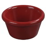 Carlisle 085258 2-oz Melamine Ramekin, NSF, Roma Red