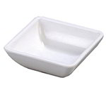 Carlisle 086002 2-oz Square Melamine Ramekin, NSF, White