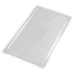 Carlisle 10216U07 Universal Flat Lid for Full Size Food Pans, NSF, Clear