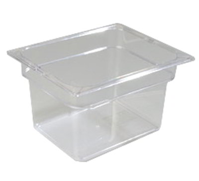 Carlisle 1022307 Half Size Food Pan - 8"D, Clear
