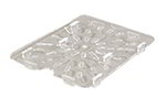 Carlisle 1023507 Drain Shelf For Half Size Food Storage Container, NSF, Clear
