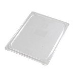 Carlisle 10236U07 Universal Flat Lid for Half Size Food Pans, NSF, Clear