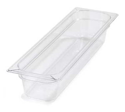 Carlisle 10241B07 Half Size-Long Food Pan - 4"D, Clear