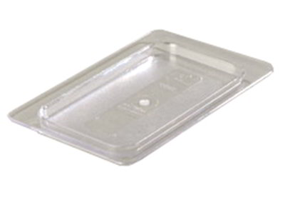 Cover For Food Pan, 1/9-Size, NSF, Clear Poly