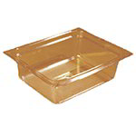 Carlisle 10421-813 Hot Food Pan, Half Size, 4 in D, NSF, Amber