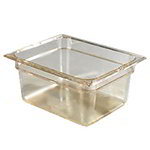 Carlisle 10422-813 Hot Food Pan, Half Size, 6 in D, NSF, Amber
