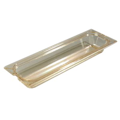 Carlisle 1044013 High Heat Half Size-Long Food Pan - 2-1/2"D, Amber