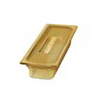 Carlisle 1048003 1/4-Size High Heat Food Pan, 2-1/2-in Deep, NSF, Black