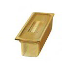 Carlisle 1048213 1/4-Size High Heat Food Pan, 6-in Deep, NSF, Amber