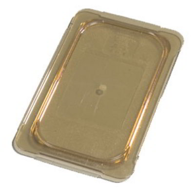 Carlisle 10496U13 Universal Flat Lid for 1/4 Size Food Pans, High Heat, NSF, Amber