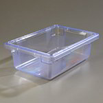 Carlisle 10611C14 Half Size Food Storage Box, 6-in Deep, NSF, Blue