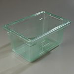 Carlisle 10612C09 Half Size Food Storage Box, 9-in Deep, NSF, Green