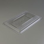 Carlisle 1061707 Lid For Half Food Storage Box, NSF, Clear