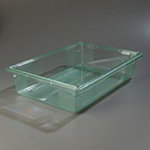 Carlisle 10621C09 Full Size Food Storage Box, 6-in Deep, NSF, Green