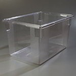 Carlisle 1062407 Full Size Food Storage Box, 15-in Deep, NSF, Clear