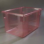 Carlisle 10624C05 Full Size Food Storage Box, 15-in Deep, NSF, Red