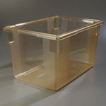 Carlisle 10624C22 Full Size Food Storage Box, 15-in Deep, NSF, Yellow