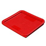 Carlisle 1074105 6/8-qt Square Food Storage Lid - Red