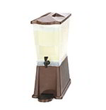 Carlisle 1085469 3-Gallon Premium Beverage Server, 1-Base, NSF, Brown/Translucent