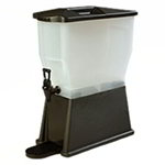 Carlisle 1085403 3-Gallon Premium Beverage Server, 1-Base, NSF, Black/Translucent