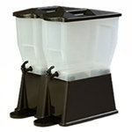 Carlisle 1085703 6-gal Economy Beverage Server - Translucent/Black