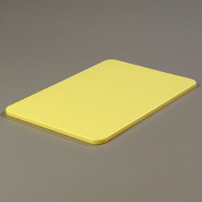Carlisle 1088204 Poly Cutting Board - 12x18x1/2" Yellow