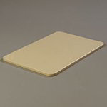 Carlisle 1088225 Polyethylene Cutting Board, 12 x 18 x 1/2-in, NSF, Tan