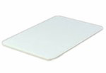 Carlisle 1088102 Polyethylene Cutting Board, 12 x 18 x 1/2-in, NSF, White