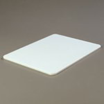 Carlisle 1088402 Polyethylene Cutting Board, 15 x 20 x 1/2-in, NSF, White