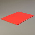 Carlisle 1088805 Polyethylene Cutting Board, 18 x 24 x 1/2-in, NSF, Red