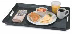 Carlisle 1089RS03 21-1/2-in Stackable Room Service Tray w/ Handles, Black