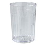 Carlisle 111007 10-oz Bistro Tumbler - Fluted, Clear