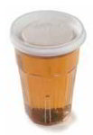 Carlisle 1110L30 Disposable Lid For Cambro 1110, 43648 Tumbler, Translucent