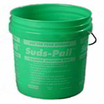 Carlisle 1182709 8-qt Sanitizer Pail w/ Instructions, Green Plastic
