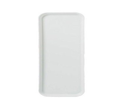 Carlisle 1220FG001 Rectangular Cafeteria Tray - 53cmx32.5cm, Bone White