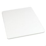 Carlisle 1288102 Polyethylene Cutting Board, 12 x 18 x 3/4-in, NSF, White